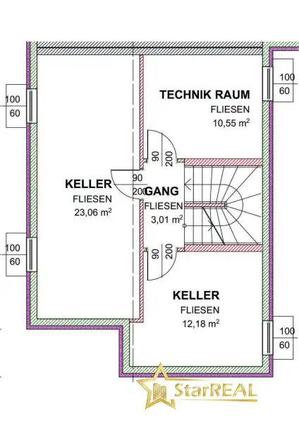 HOLETSCHEKGASSE! 115m² GARTEN! ZIEGELHAUS MIT KELLER. 185m² WNFL. PROVISIONSFREI für den Käufer.