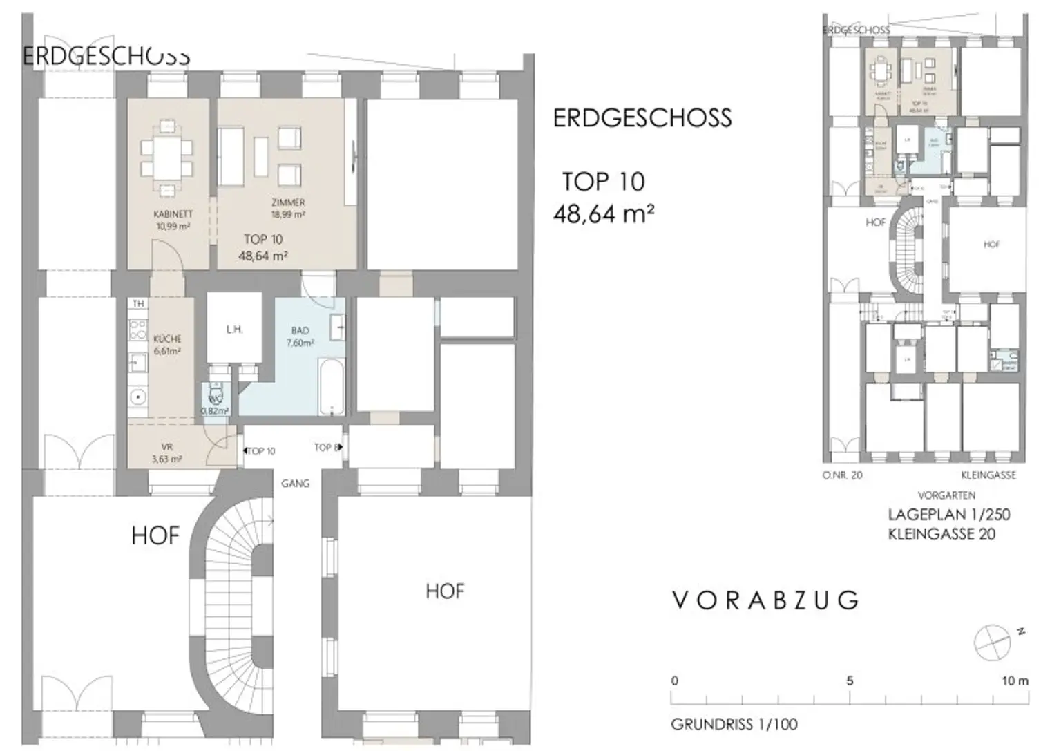 Altbaucharme- neu sanierte - 2 Zimmer Wohnung - Kleingasse