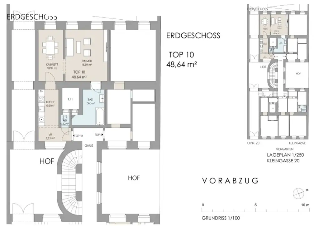 Altbaucharme- neu sanierte - 2 Zimmer Wohnung - Kleingasse