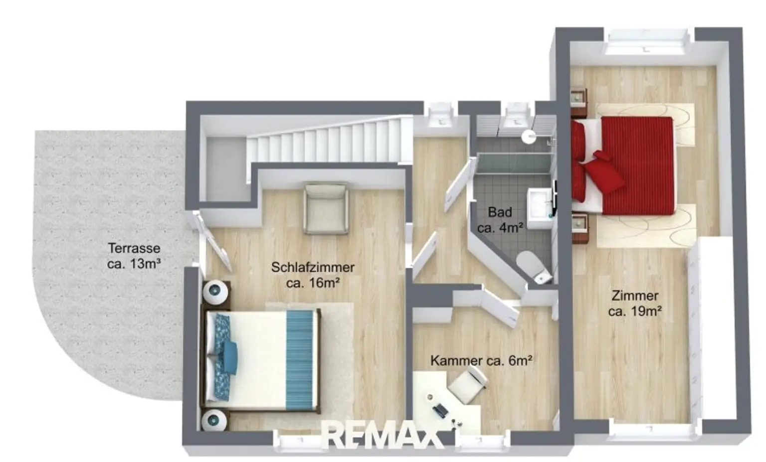 3D Floor Plan OG