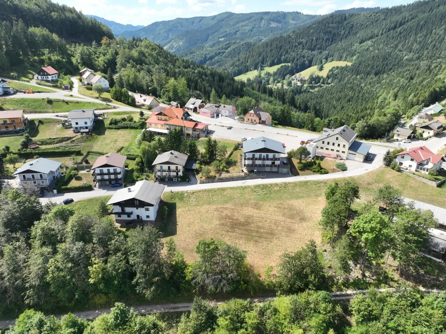 Blick Richtung Ortszentrum