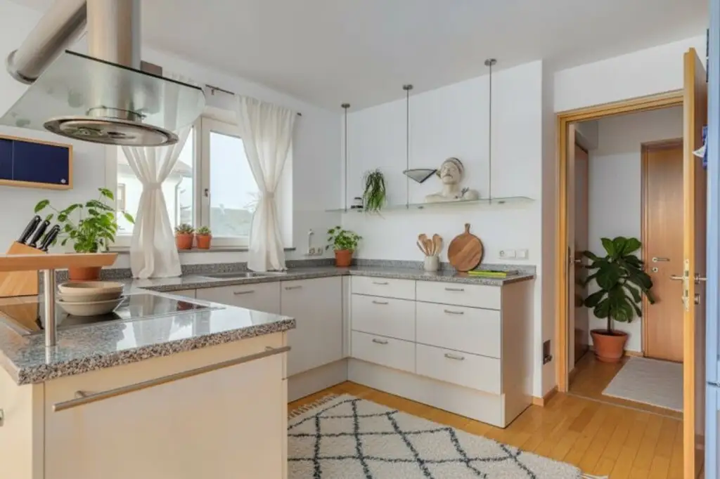 Ökologisches Traumhaus mit Garten und begehbarer Dachterasse