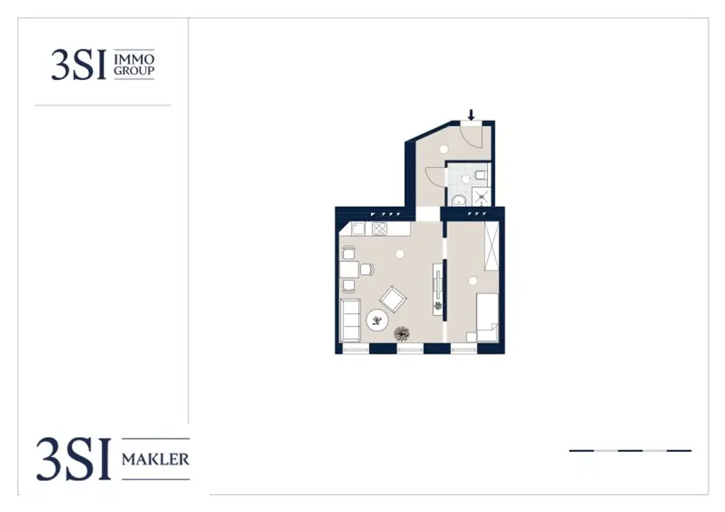Erstklassig – 2-Zimmer-Erstbezug im stilvollen Altbau