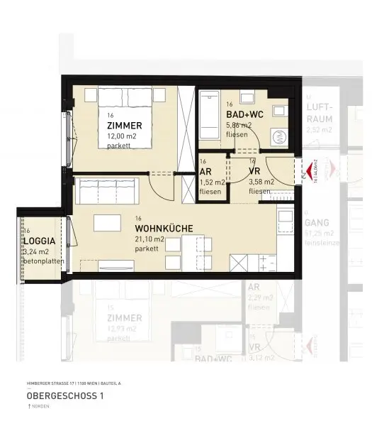 Grundriss: Himberger Straße 17