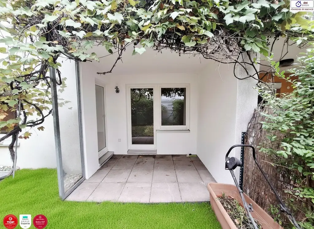 Ruhige 2-Zimmer-Gartenwohnung - 60m2 Wohnfläche + 45m2 Garten+Loggia