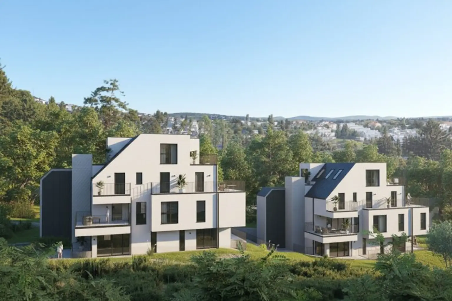 Exklusive Neubauwohnung mit Terrasse und Traumausblick!