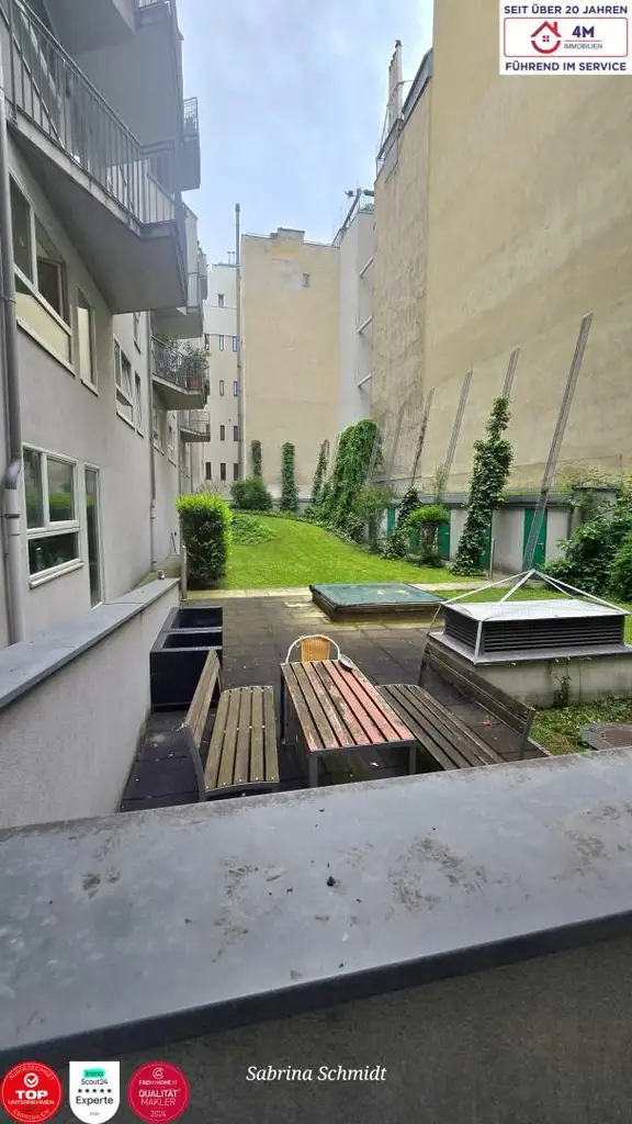 Moderne Maisonette mit 3 Zimmern, optionalen Garagenplatz & französischen Balkon in 1090 Wien (AKH) -hell, zentral und ruhig*