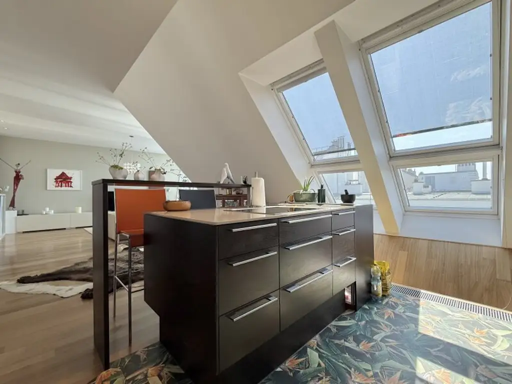 Ca. 55 m² Terrassen I grüner Dachgarten mit Blick über Wien I exklusives DG ohne Dachschrägen