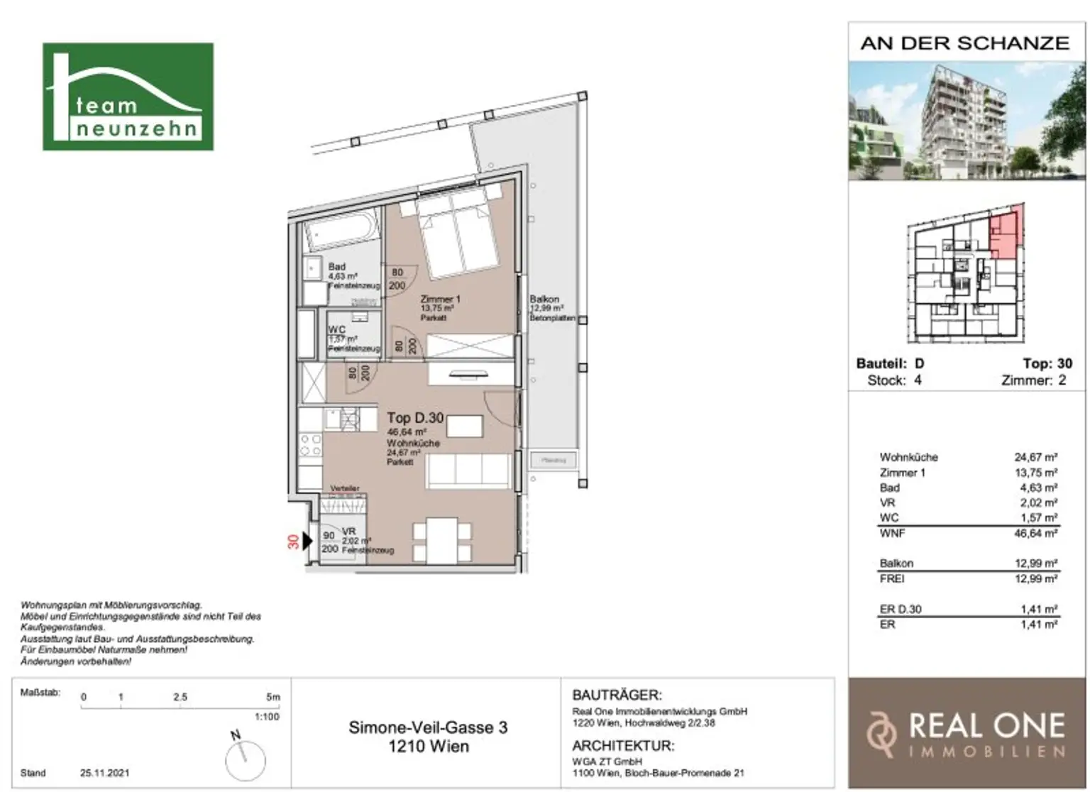 „An der Schanze“ – Exklusives Wohnen im Donaufeld