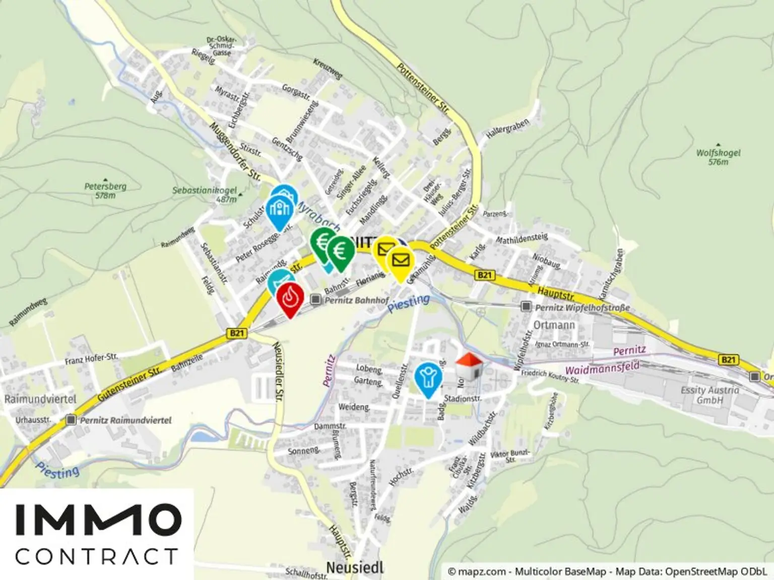 Geolyzer Kartenausschnitt