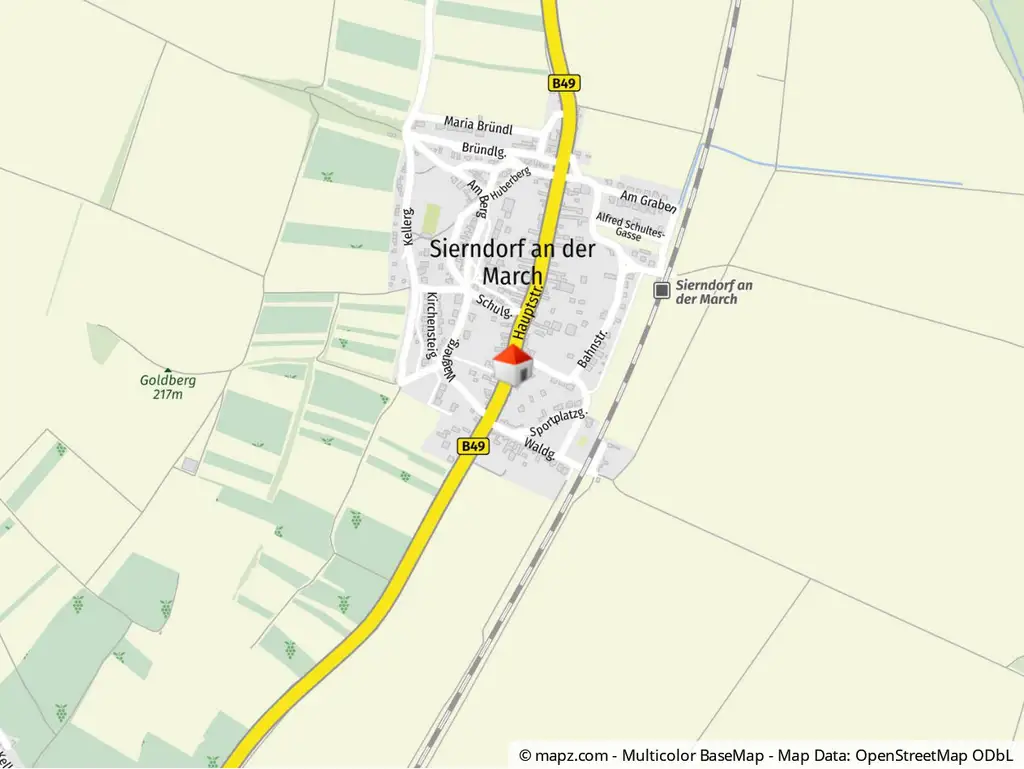 Geolyzer Kartenausschnitt