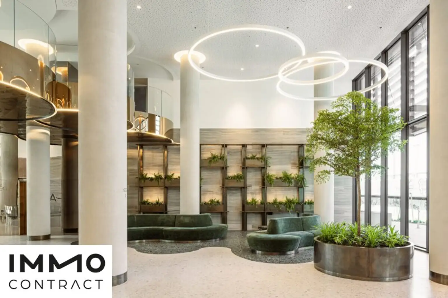 Lobby intensiv begrünt