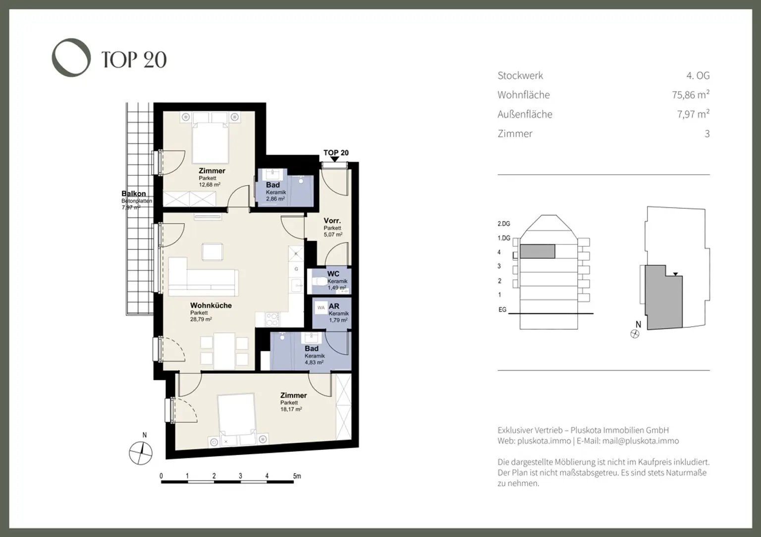 DAS VIVENOT – 3-ZIMMER FAMILIENHIT MIT BALKON INS GRÜNE