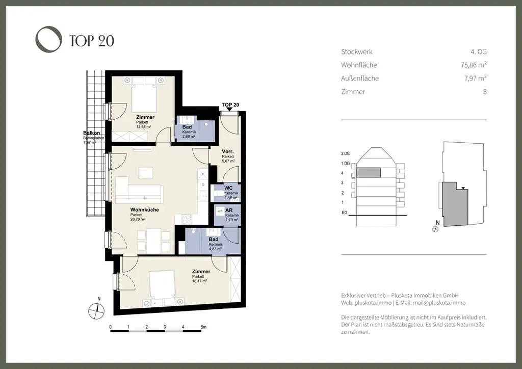 DAS VIVENOT – 3-ZIMMER FAMILIENHIT MIT BALKON INS GRÜNE