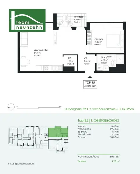 Modernes Wohnen direkt bei der U3 Kendlerstraße mit hochwertiger Ausstattung!