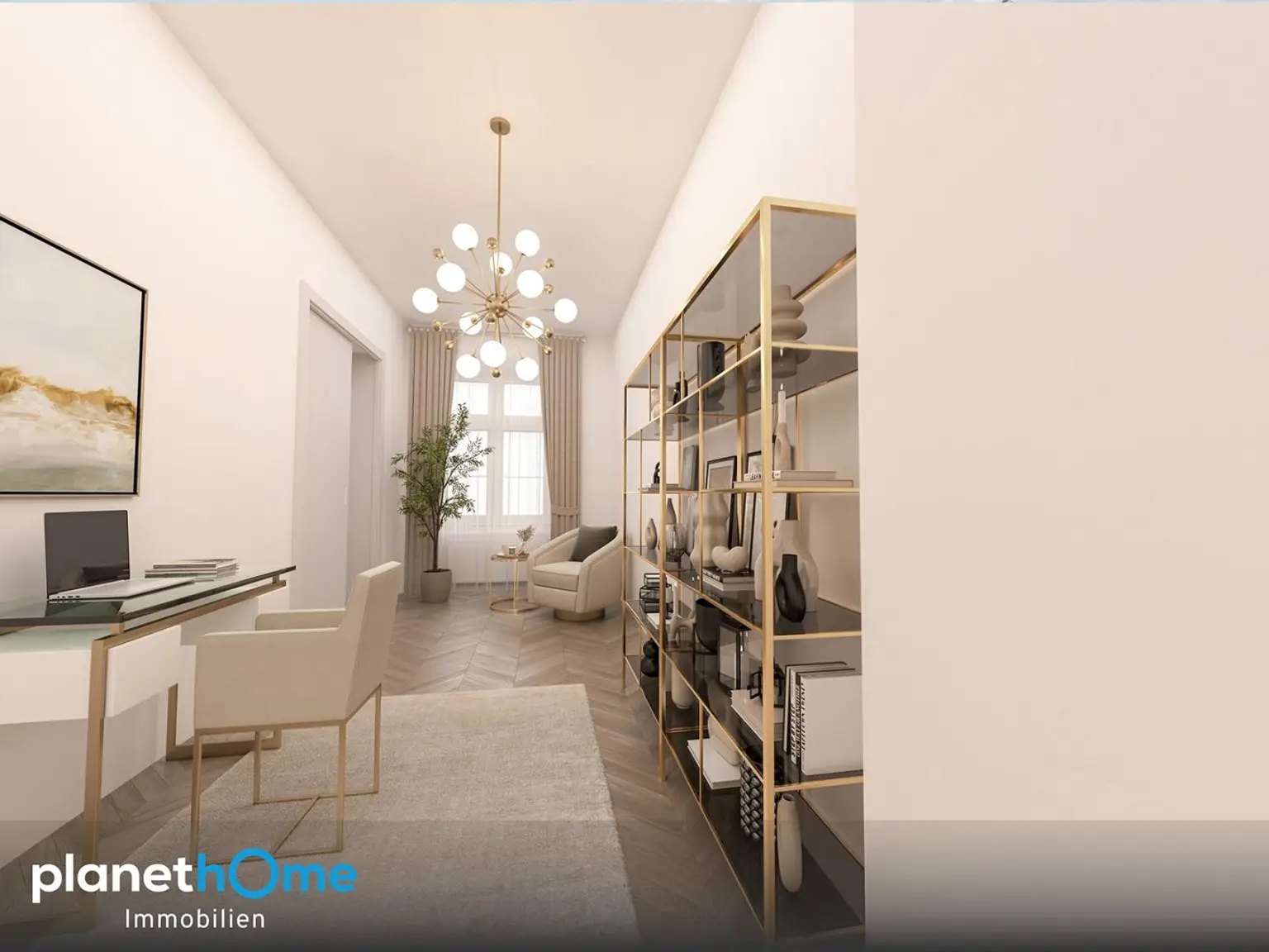 Arbeitszimmer Staging