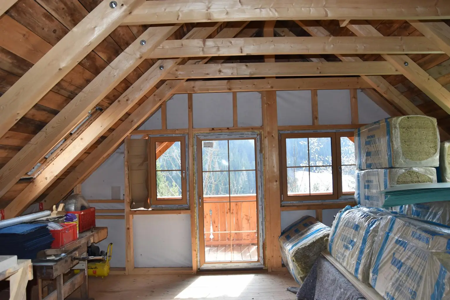 Neudbau im OG mit Balkon