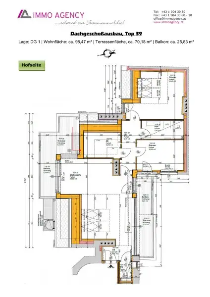 ⛱️ 3 Zimmer DG-Wohnung mit außergewöhnlicher Dachterrasse
