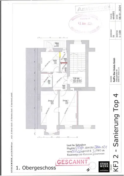 Sanierungsbedürftige 2-Zimmer-Wohnung in Saggen mit Entwicklungspotenzial