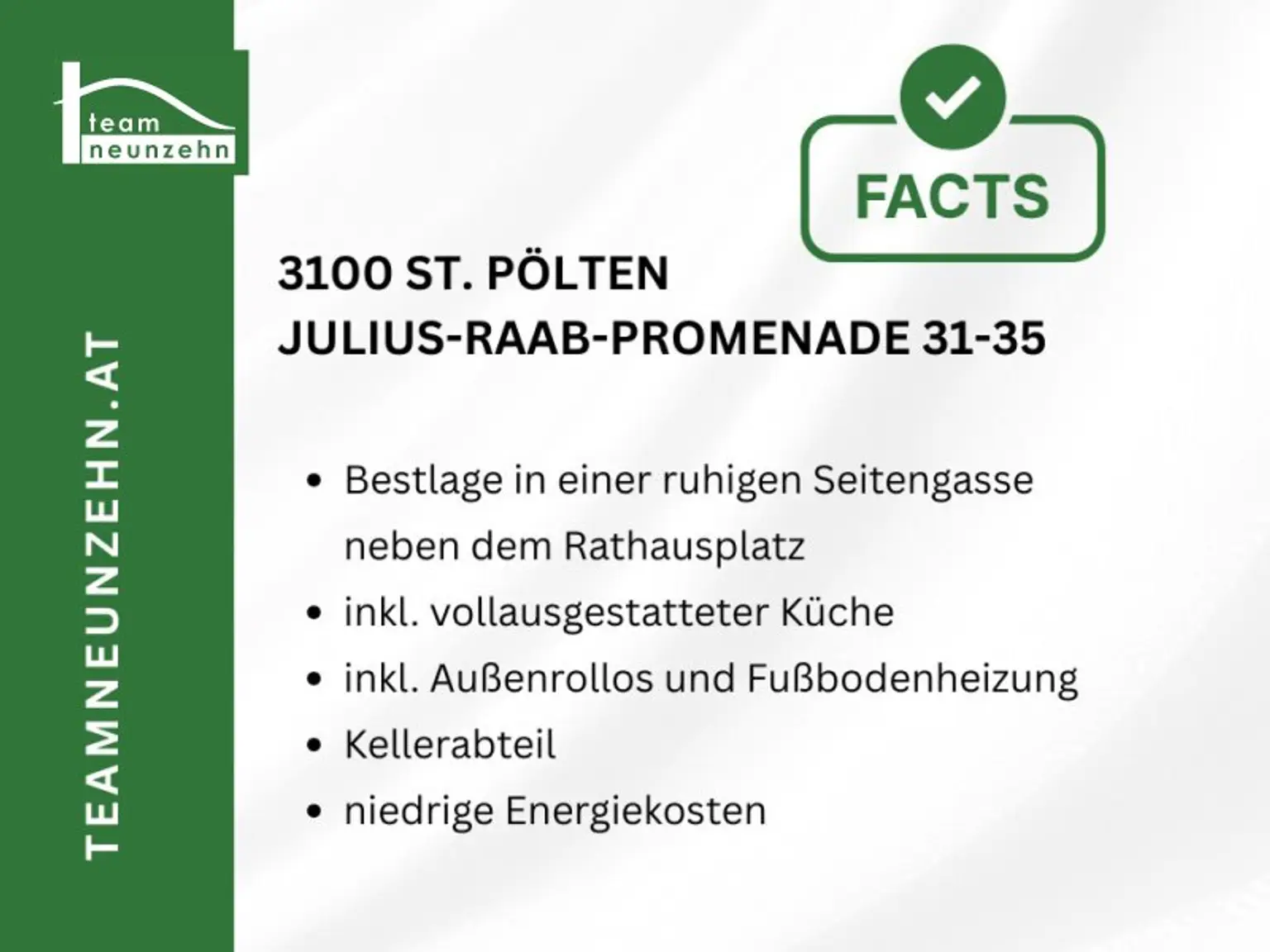 Moderne 2-Zimmer-Wohnung in idealer Lage! Karmeliterhof - Neubauwohntraum beim Rathausplatz. - WOHNTRAUM