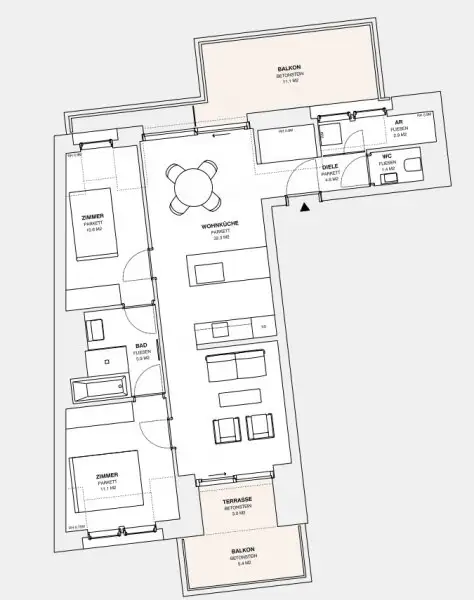 ++MOLLARD 50++ Outstanding 3-room apartment in a prime central location (1/28)
