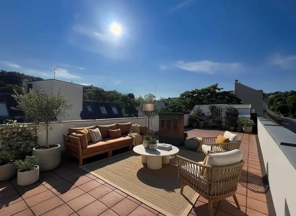 "Retro Chic Living! Nähe Pötzleinsdorfer Schlosspark inkl. 75 m² Dachterrasse"