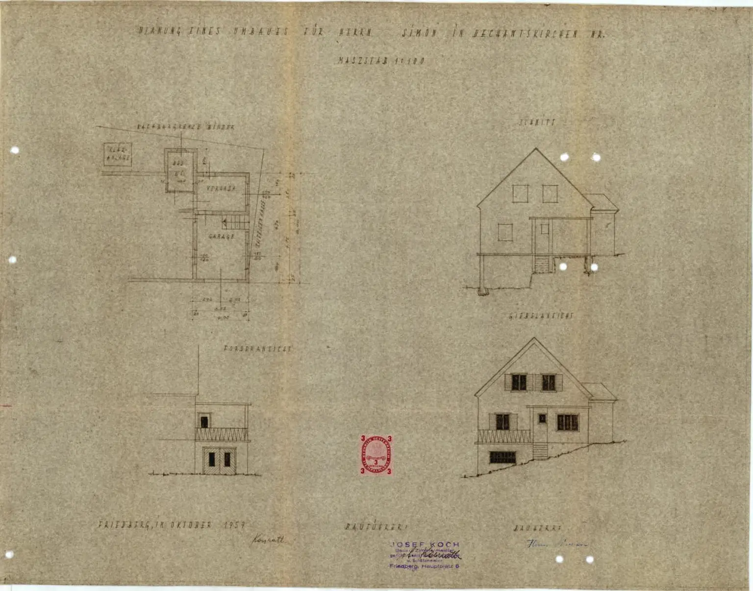 EP Umbau Wohnhaus 1959_0