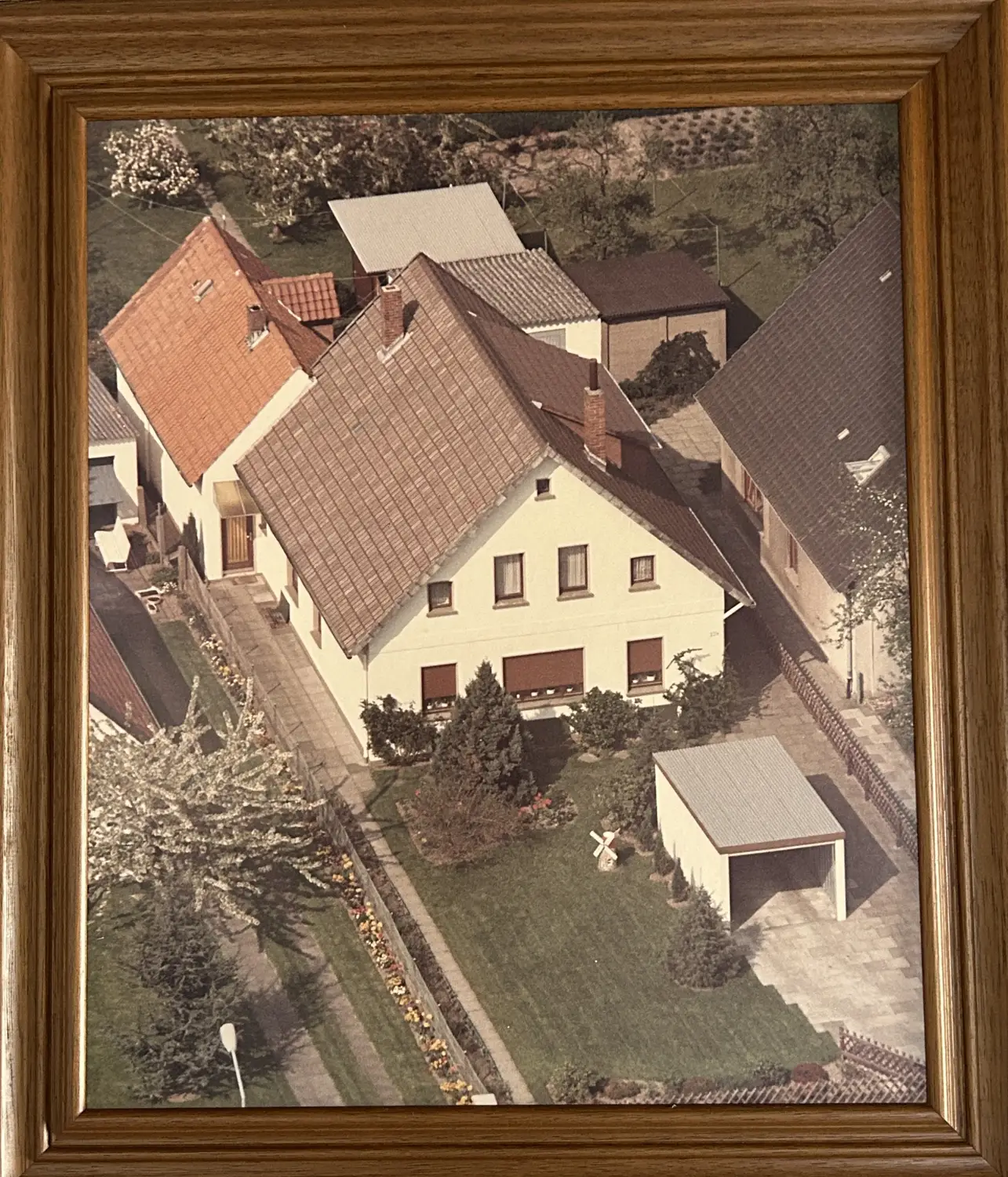 Ein Lufbild aus frühen Jahren