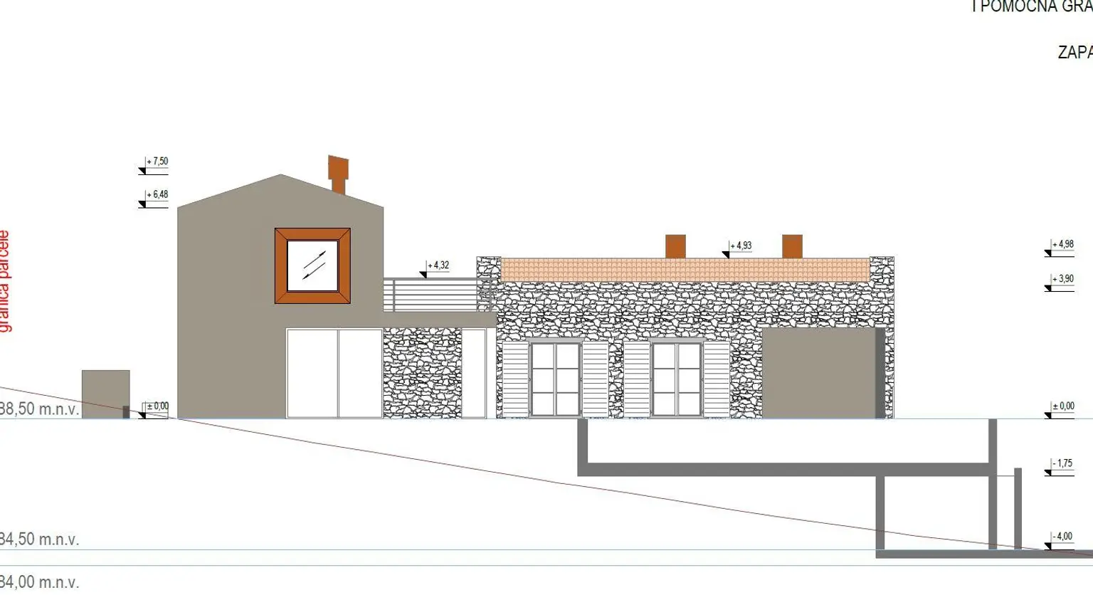 Haus West Ausrichtung Musterphoto