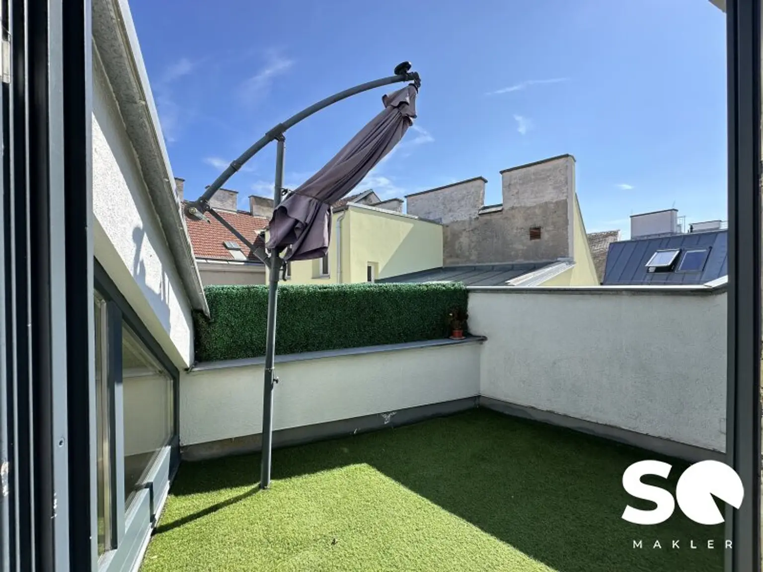 #SQ - DG / LOFT - STILVOLLES WOHNEN MIT SONNIGER TERRASSE BEIM AUGARTEN (GAUßPLATZ) & NÄHE DONAUKANAL (U4)