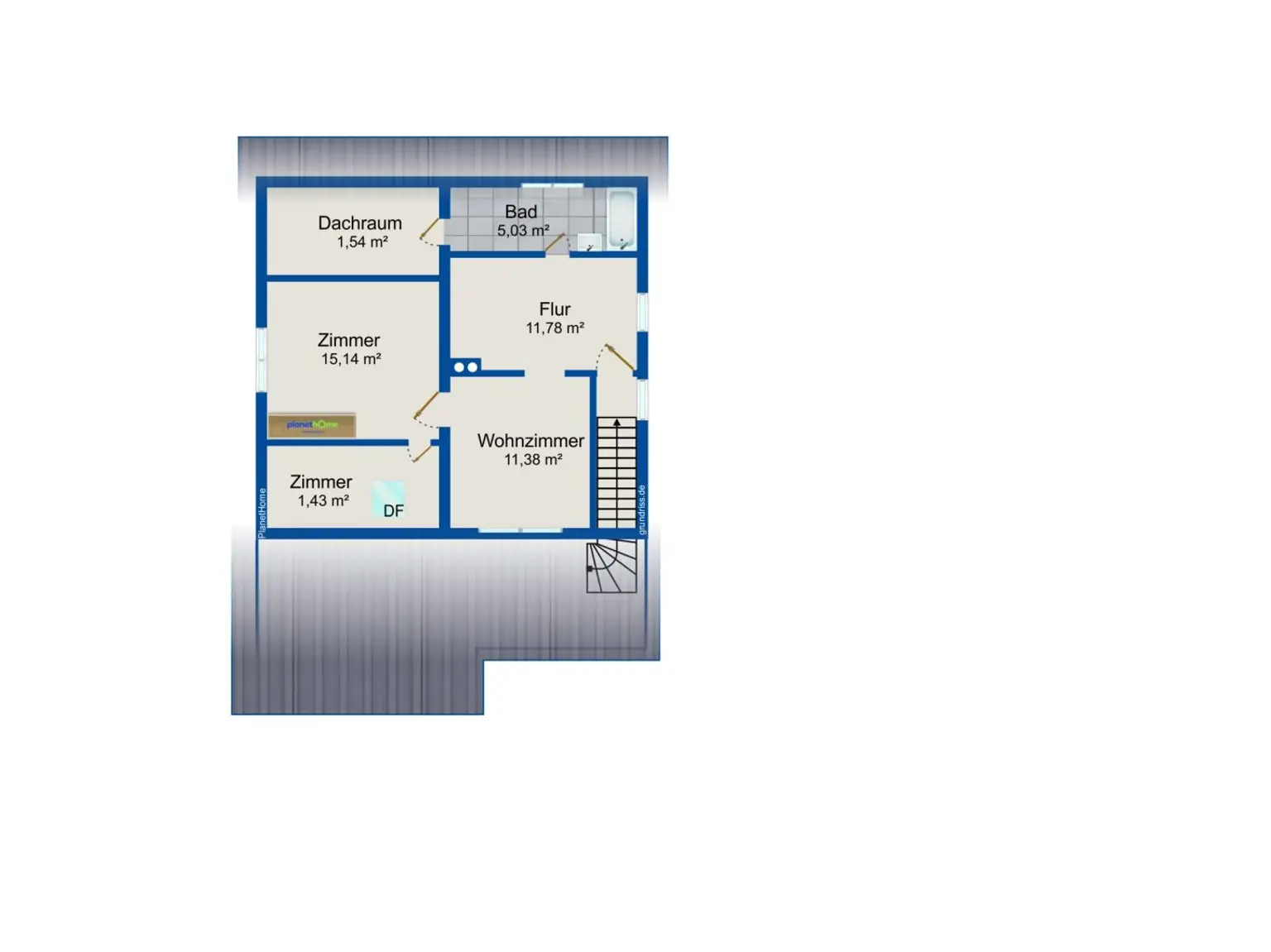 Grundriss Obergeschoss
