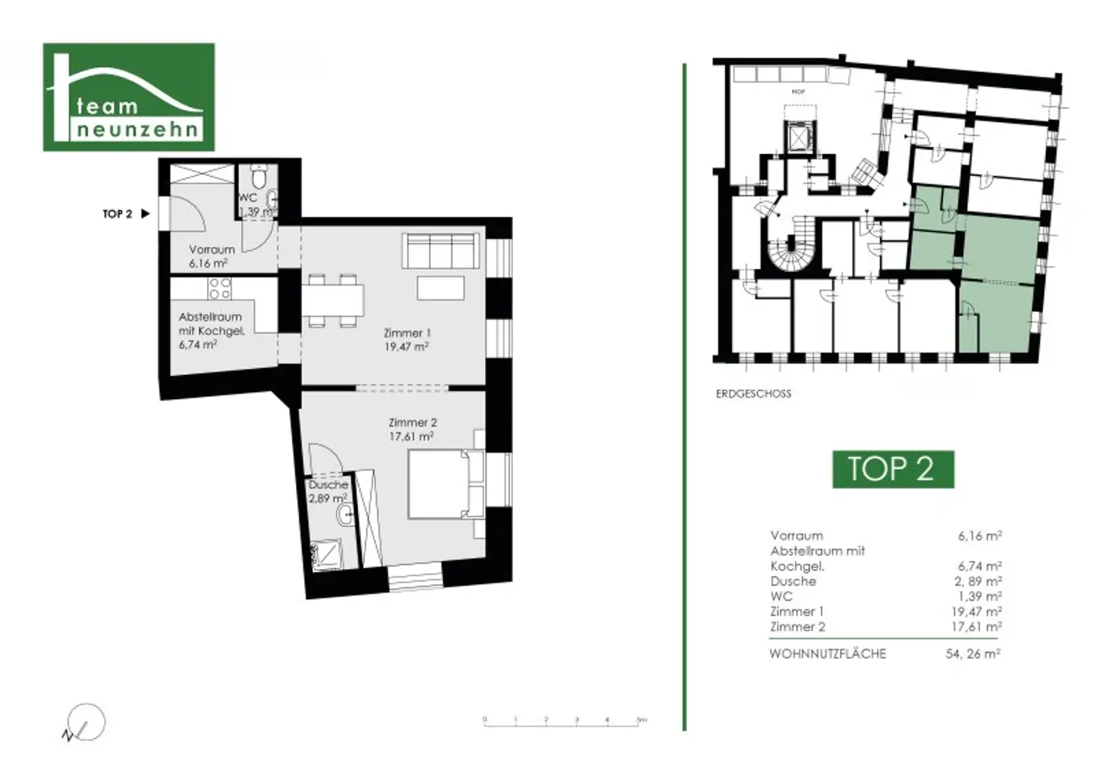 Möblierte 2 Zimmer Wohnung! - All inclusive Miete - U6 Nähe - 6 Monate befristet