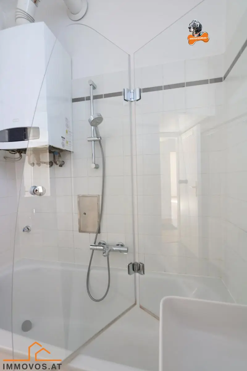 Wanne mit Spritzschutz + Kombi-Therme