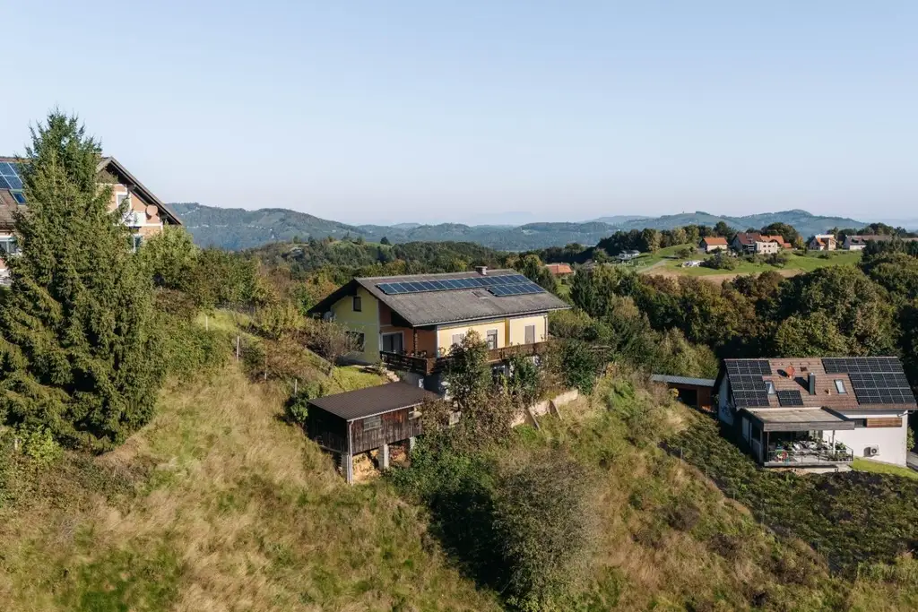 8451 Kranach: Idyllisches Wohnhaus mit Rundumblick in absoluter Ruhelage