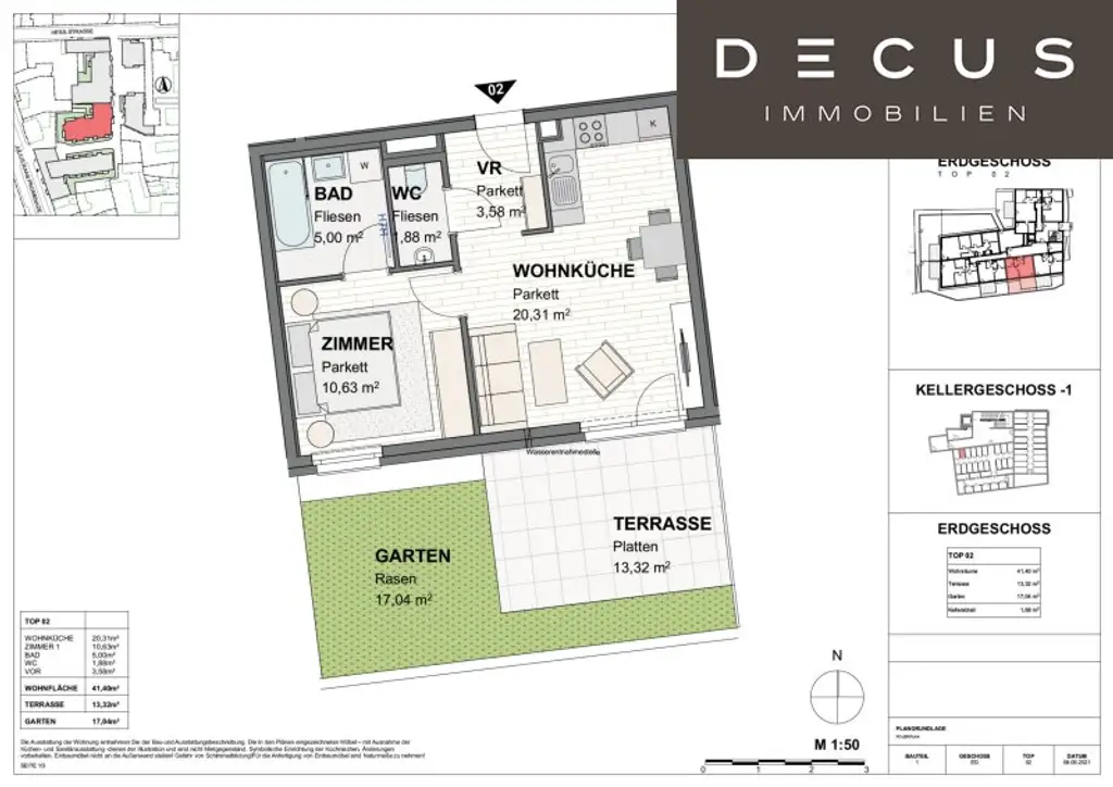 2-ZIMMER | ALTSTADT NÄHE | GEMÜTLICHE GARTENWOHNUNG | AB 01.02.2026