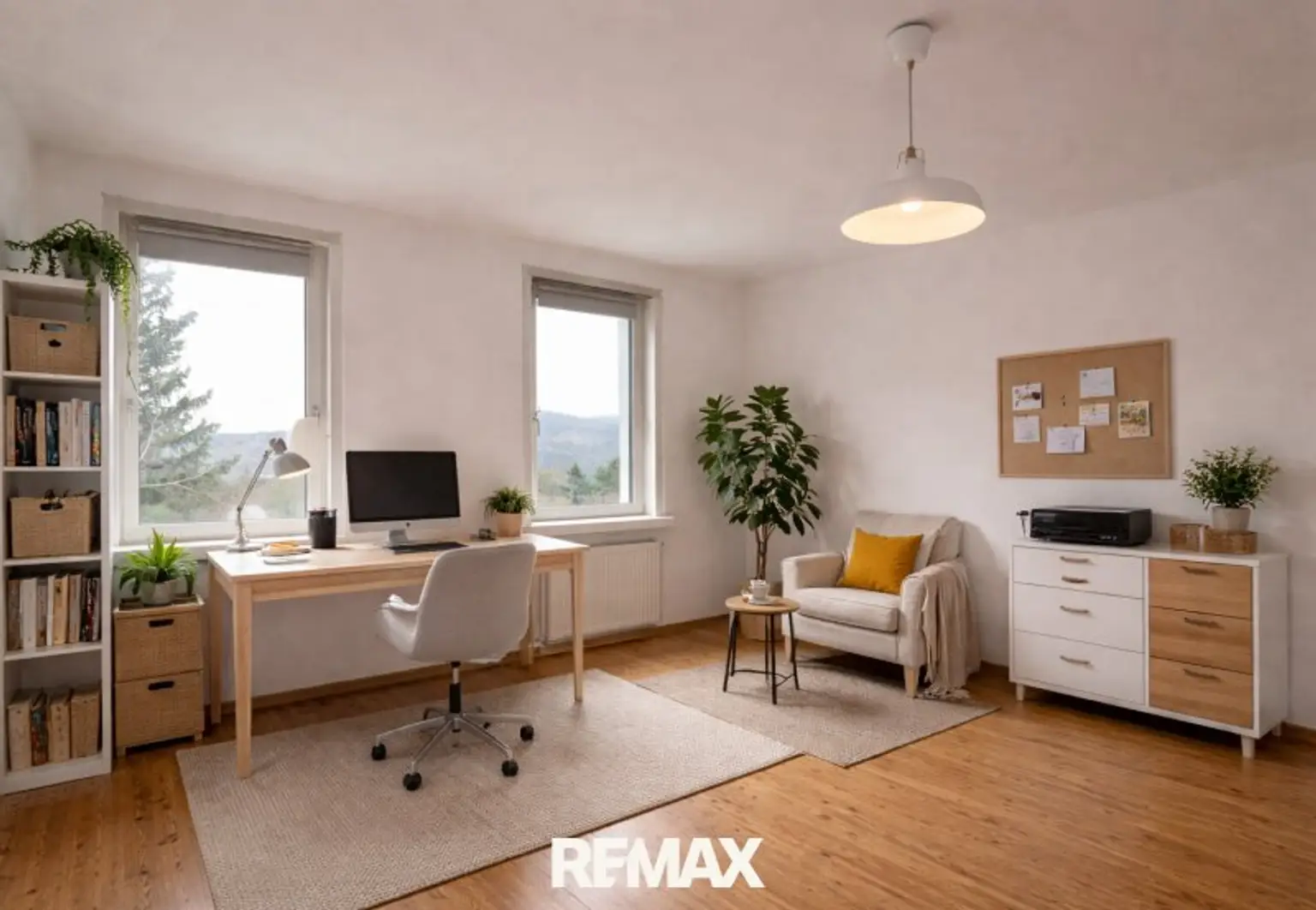 Arbeitszimmer (virtuell eingerichtet)