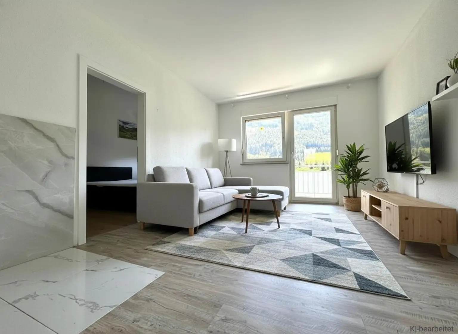 Wohnzimmer, Virtual Staging