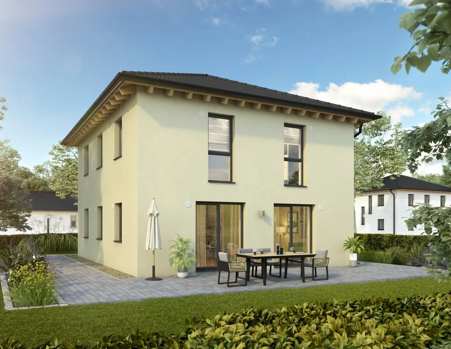 Stadtvilla Exklusiv 137 in Massivbauweise mit Fixpreisgarantie in Hall zu kaufen (2 Grundstücke vorhanden)