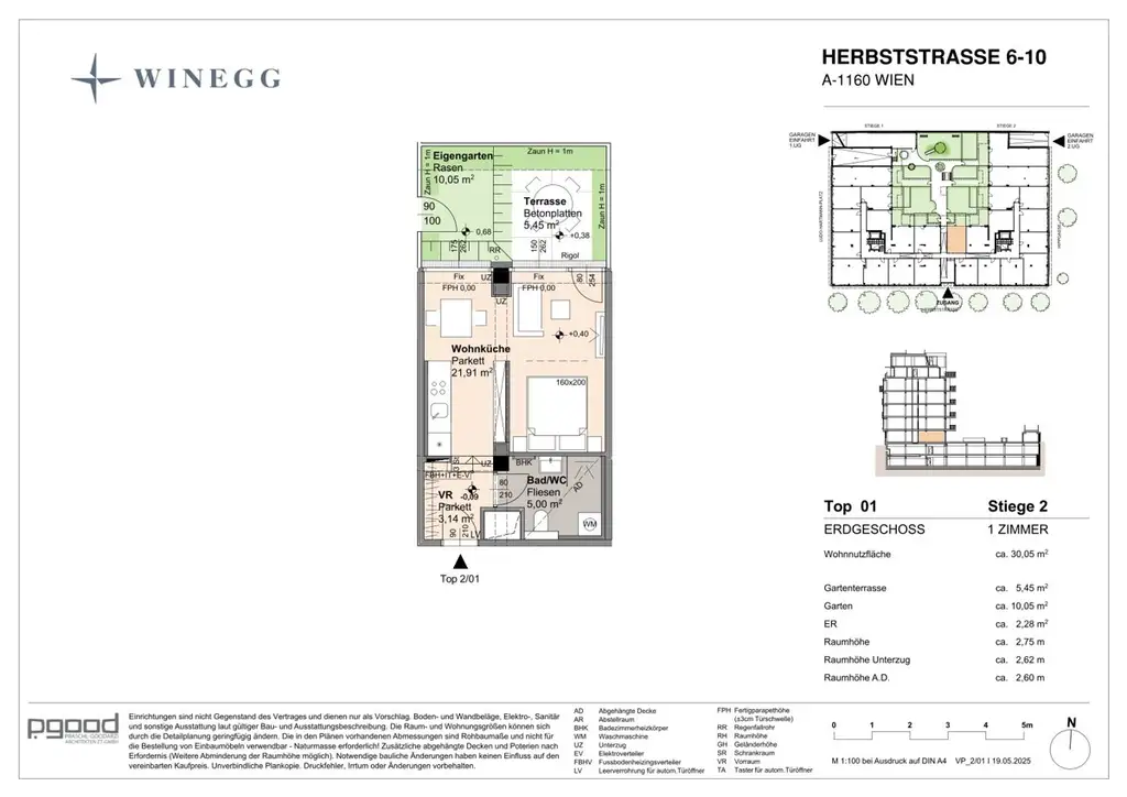 Entzückendes Studio mit Grünblick, Neubau-Erstbezug