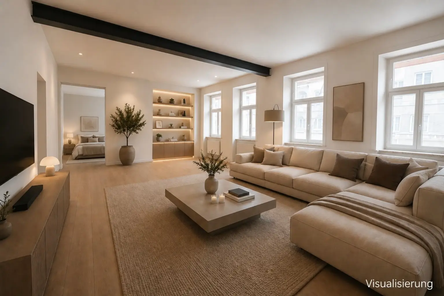 Wohnzimmer Visualisi