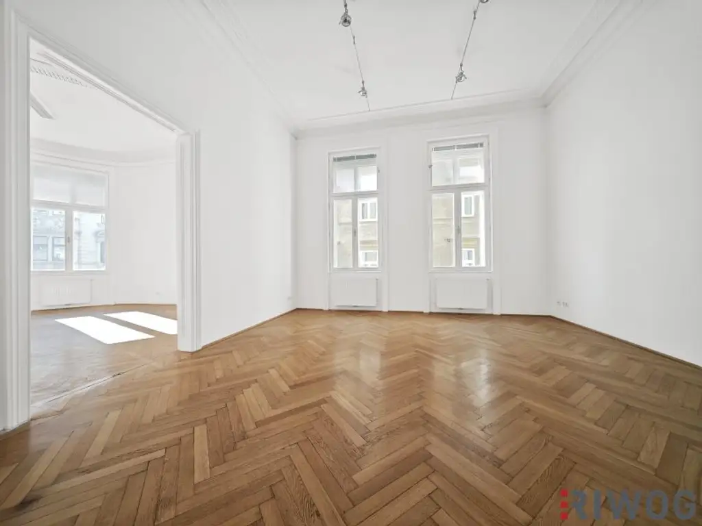 Topsaniertes Stilaltbaubüro in Naschmarktnähe | sehr hell | 154m² mit 4 bis 5 Zimmern | Luftwärmepumpe