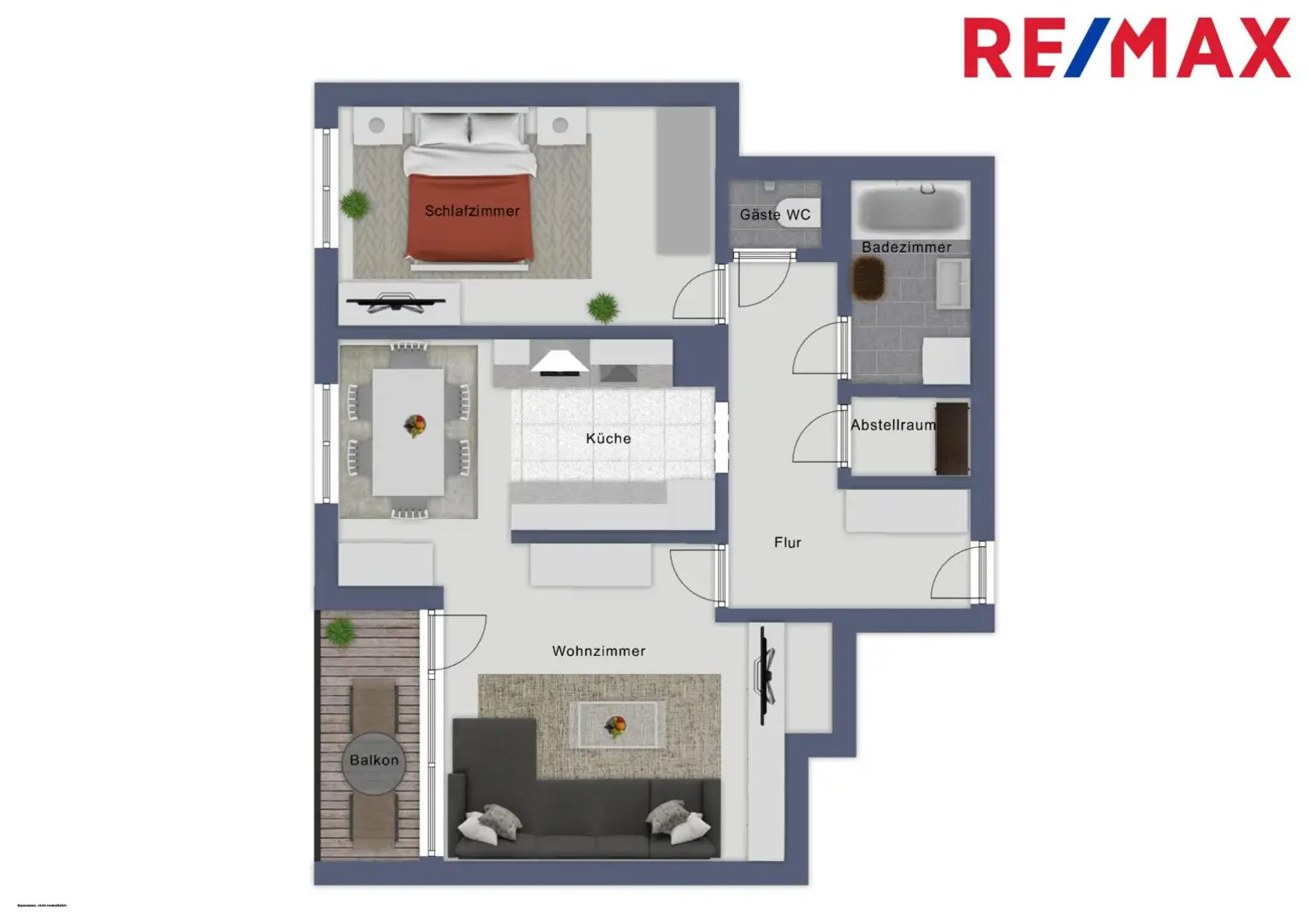 Schöne sanierte 2 Zimmer Wohnung in guter Lage