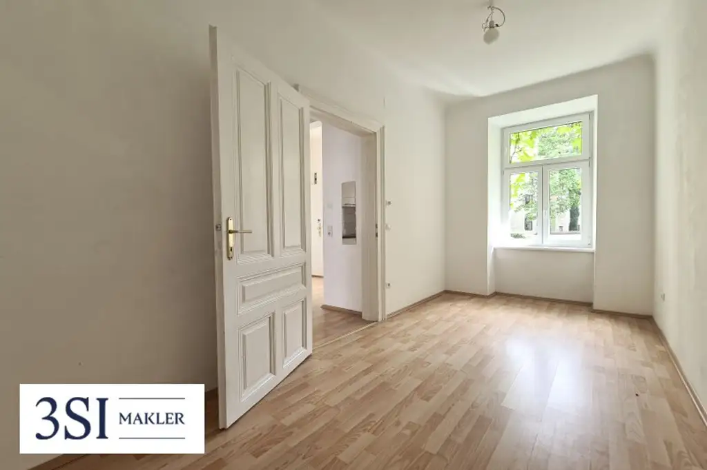 Lichtdurchflutete 2-Zimmer-Altbauwohnung - mit Blick in den begrünten Innenhof - im Herzen des 12. Bezirks
