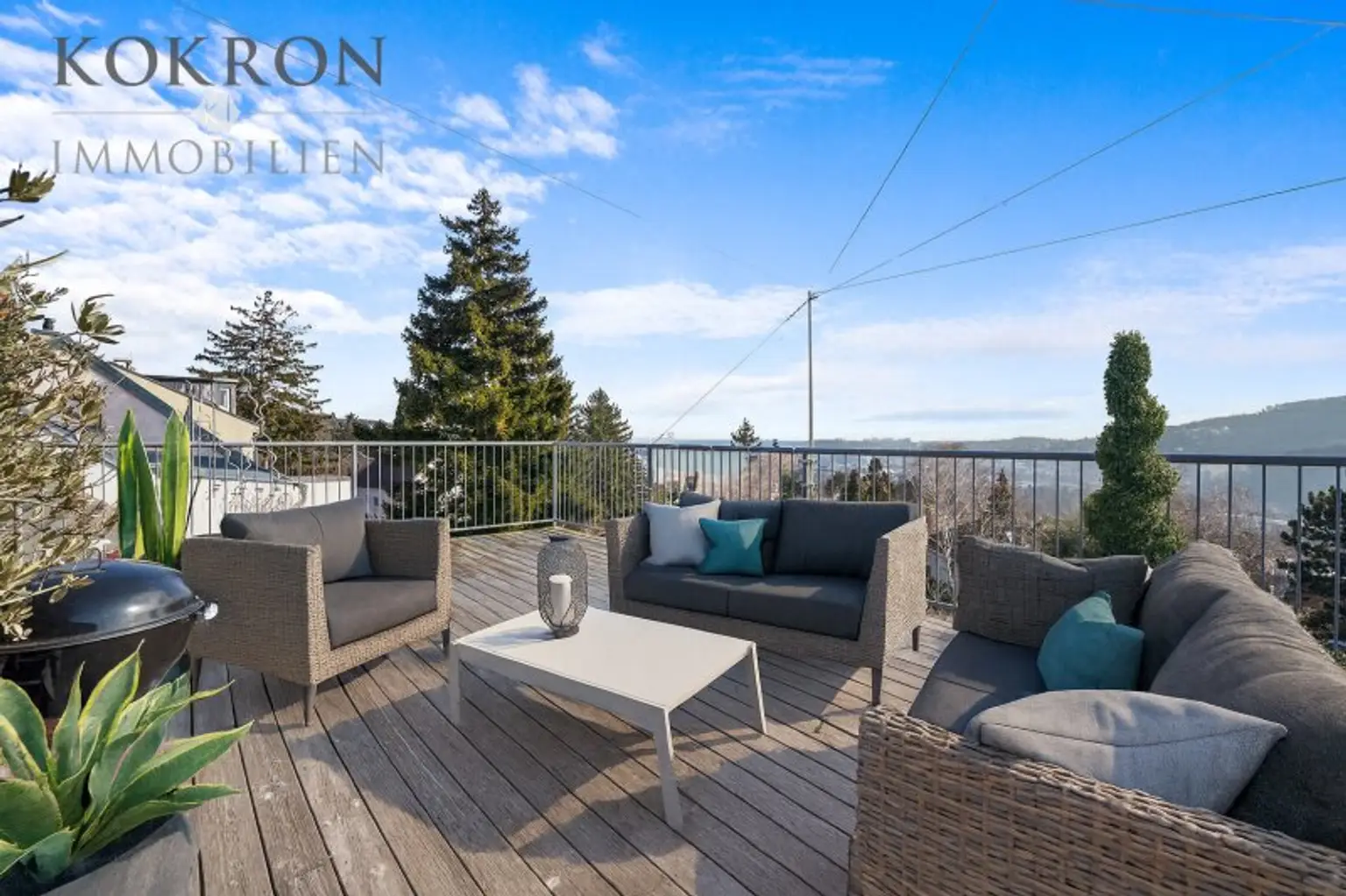 TRAUMLAGE am Wolfersberg mit Fernblick! Großzügiges Einfamilienhaus mit Garten, Dachterrasse und viel Platz!