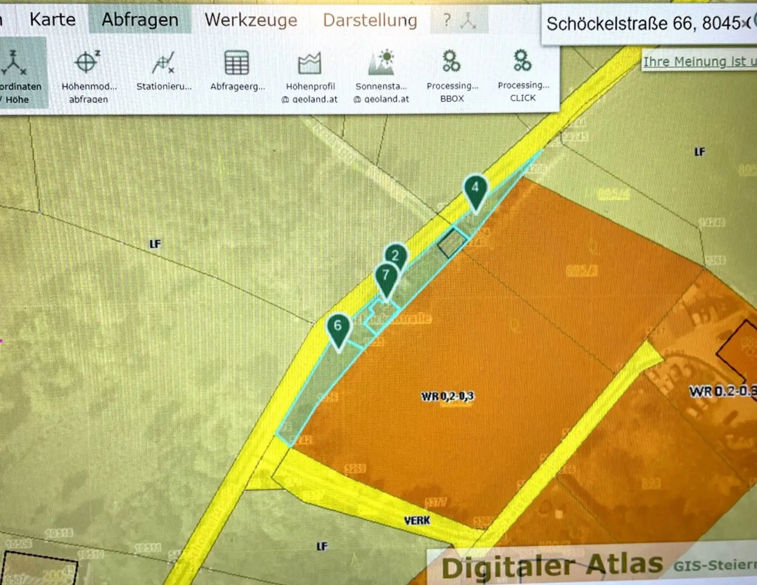 Ungewöhnlicher Baugrund mit Freiland ca. 600 m², Wochenendhütte, nahe Schöckelstraße
