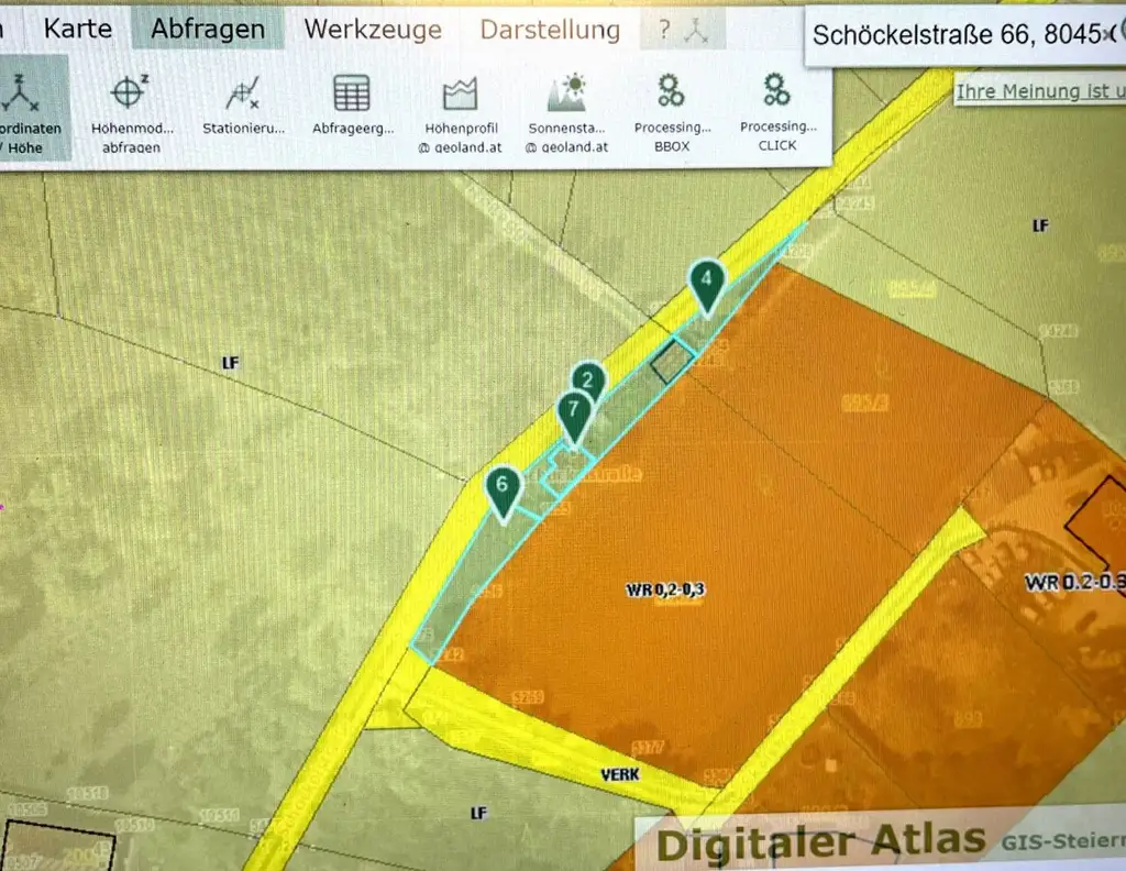 Ungewöhnlicher Baugrund mit Freiland ca. 600 m², Wochenendhütte, nahe Schöckelstraße