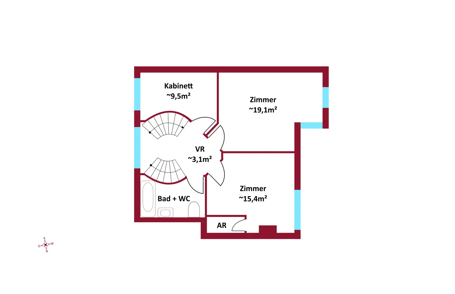 ADVENTS DEAL - Maisonette Wohnung mit ca. 122m² und ca. 99m² Außenfläche OHNE MAKLERPROVISION!