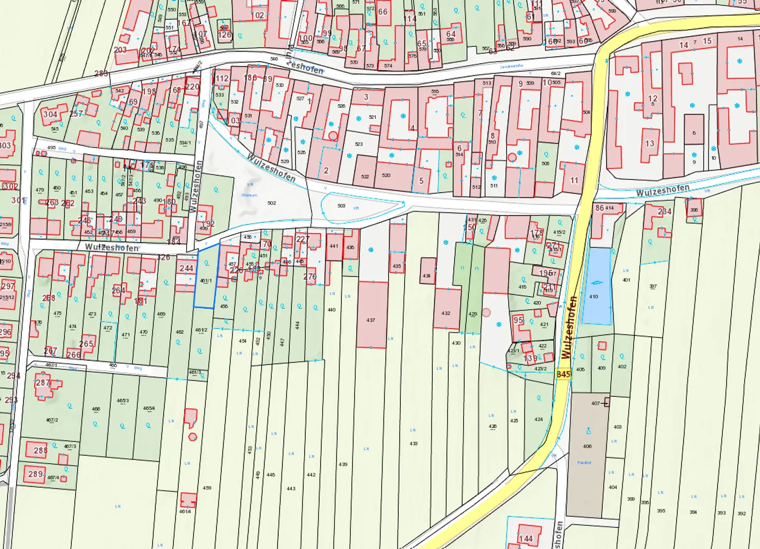 Bebauungsplan Wulzeshofen