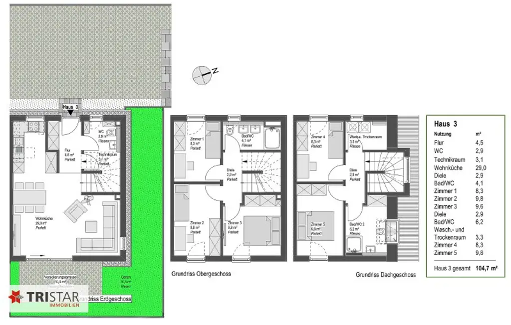 NEU • FAMILIENTRAUM • 4 HÄUSER • GARTEN • TERRASSE • PKW-STELLPLÄTZE • NÄHE LOBAU • LUFTWÄRMEPUMPE • 1220 WIEN