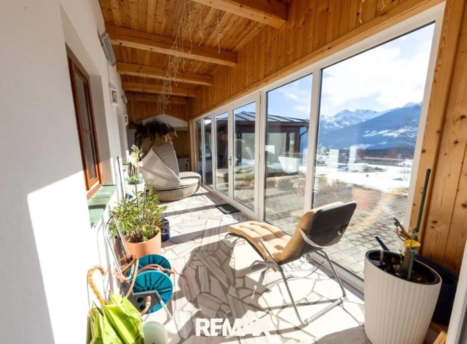 Wintergarten - Verbindung Whirlpool